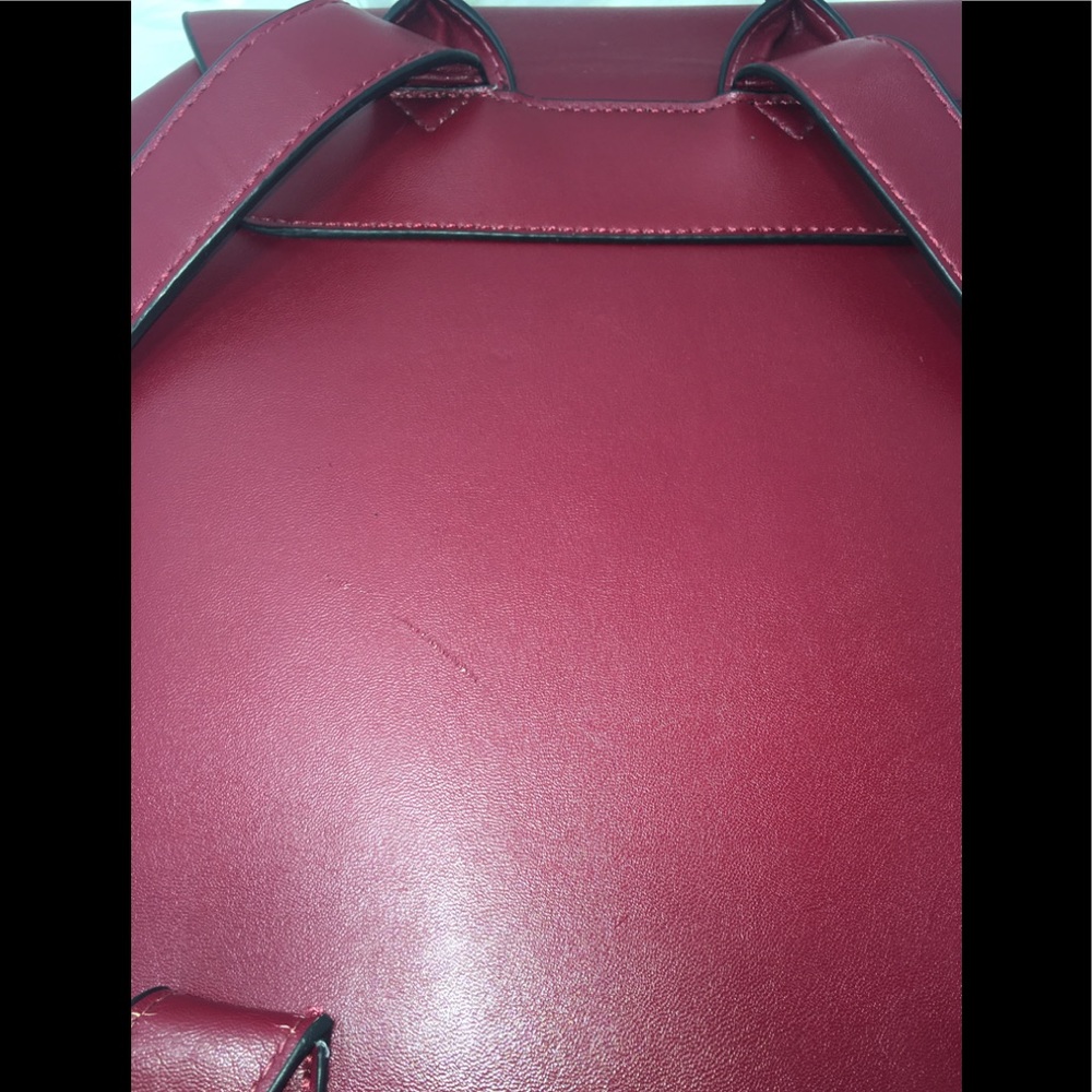 Zara Red Backpack - Picture 4 of 5